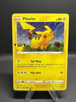 Pokemon SWSH: Sword & Shield Promo Cards #SWSH039 Promo Pikachu Holo NM - Image 1