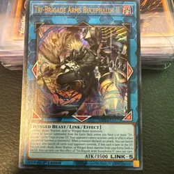 Yugioh! Tri-Brigade Arms Bucephalus II MP24-EN175 Ultra Rare 1st Ed Link 5 Card - Image 1