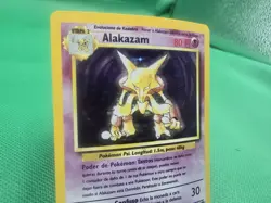Pokemon Card Alakazam 001/102 Base Set Holo Spanish - Image 2