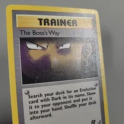 The Boss's Way 73/82 - Team Rocket - VINTAGE WOTC Pokemon TCG Card Unlimited HP - Image 3
