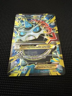Pokemon TCG M Glalie EX Full Art Holo Ultra Rare Card 156/162 Breakthrough LP - Image 2