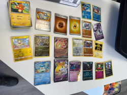 Pokemon Card Lot Binder + Bulk ~250-350 Cards | Holos, V, ex | 2020-2023 - Image 1