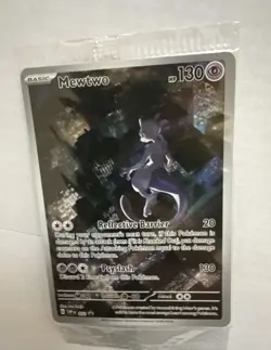 151 Blastoise IR NM + Mewtwo Promo Sealed Pokemon Card - Image 3