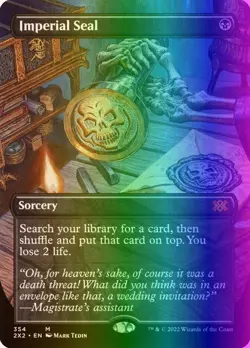 MTG Magic the Gathering Imperial Seal (354/686) Double Masters 2022 LP FOIL - Image 1