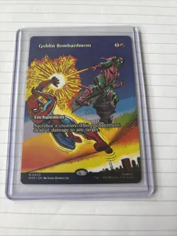 Goblin Bombardment MTG Regular Borderless Full Art - Image 1