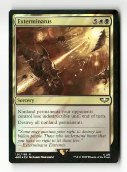 Exterminatus (Surge Foil) Universes Beyond: Warhammer 40,000 #120 Rare - Image 1