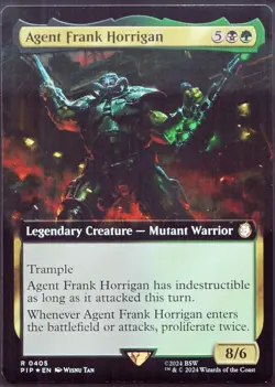 Agent Frank Horrigan - 405 Extended Foil MTG Fallout - Image 1