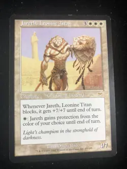 Jareth, Leonine Titan MTG Onslaught 43/350 Rare VLP - Image 1