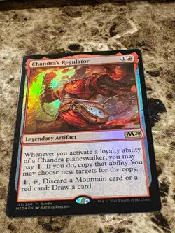 CHANDRA'S REGULATOR Magic MTG M20 Core Set Foil - Image 1