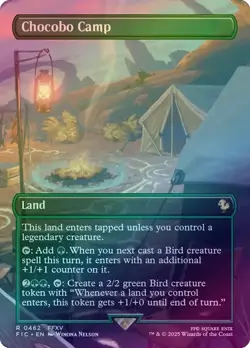 Chocobo Camp - Borderless (Foil) (FIC) - Image 1
