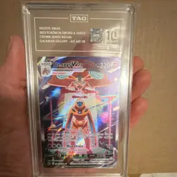 Pokemon Deoxys VMAX GG45/GG70 Crown Zenith Galarian Gallery Holo TAG 10 2023 - Image 4