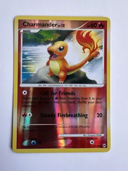 Pokemon TCG Charmander 59/99 Common Reverse Holo Arceus PACK FRESH NEW NM - Image 1