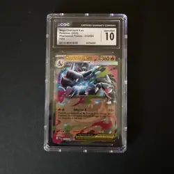 2025 Pokemon Phantasmal Flames Mega Charizard x EX 013/094 CGC Gem Mint 10 - Image 1