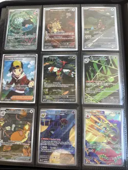 Pokemon TCG Destined Rivals Illustration Rare Lot Of 9 Kangaskhan Meowth - Image 1