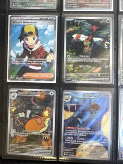 Pokemon TCG Destined Rivals Illustration Rare Lot Of 9 Kangaskhan Meowth - Image 3