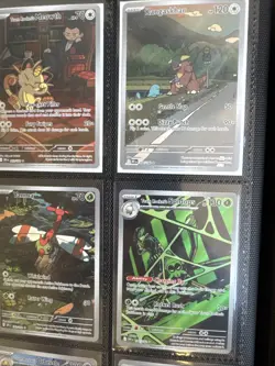 Pokemon TCG Destined Rivals Illustration Rare Lot Of 9 Kangaskhan Meowth - Image 5