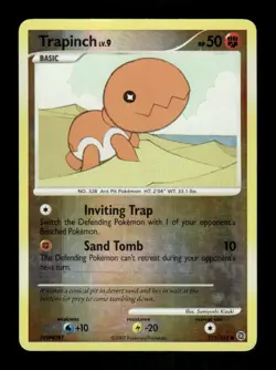Pokemon Secret Wonders #115/132 Trapinch Common Reverse Holo - Image 1