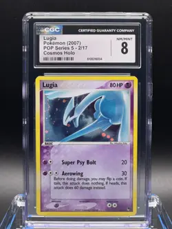 CGC 8 NM/MINT ✨ - Lugia 002/017 POP Series 5 Cosmos Holo - 2007 Pokemon - Image 1