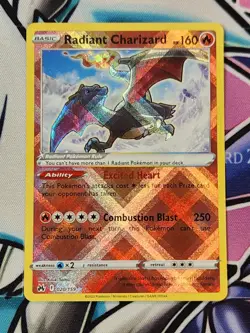 Radiant Charizard 020/159 Reverse Holo Crown Zenith POKEMON TCG - Image 1