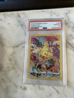 Pokemon Pikachu 160/159 Crown Zenith Secret Rare Full Art Holo PSA 10 2023 - Image 1