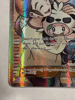 Pokemon 2014 Fan Club Trainer 106/106 Full Art Holo Ultra Rare Flashfire MP - Image 5