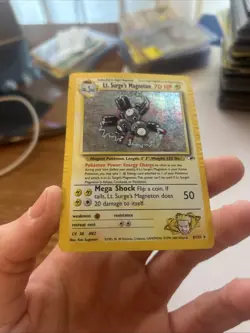 Pokemon TCG Lt. Surge's Magneton Gym Heroes 8/132 Holo Unlimited Rare - Image 4