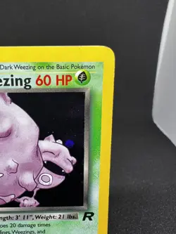 Pokemon TCG Dark Weezing 14/82 Holo Rare Team Rocket WOTC - LP - - Image 3