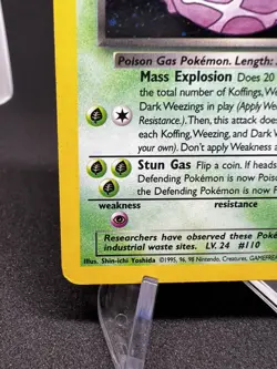 Pokemon TCG Dark Weezing 14/82 Holo Rare Team Rocket WOTC - LP - - Image 5