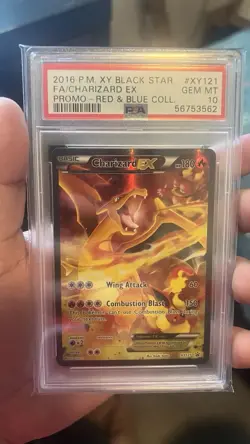 Pokemon 2016 Black Star Promo Charizard EX #XY121 PSA 10 Gem Mint - Image 1