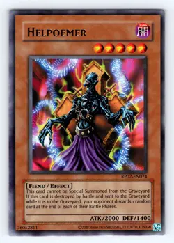 Yugioh Helpoemer RP02-EN074 Ultra Rare - NM 💎 - Image 1