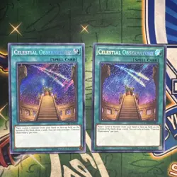Yugioh! Celestial Observatory CYHO-EN064 Secret Rare x2 1st Edition/Unlimited NM - Image 1