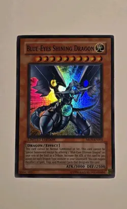 Yugioh Blue-Eyes Shining Dragon MOV-EN001 Limited Edition Promo NM - Image 2