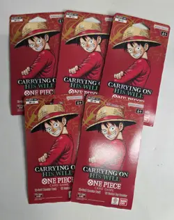 Bandai Namco One Piece Card Game OP-13 Booster Pack Set 5 Packs - Image 1