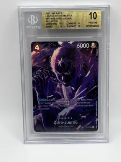 2025 ONE PIECE OP12-LEGACY OF THE MASTER #004 ZORO-JUUROU Alt Art SP BGS 10 - Image 2