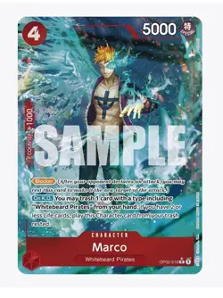 One Piece CCG Single - Marco (Full Art) - Premium Booster -The Best- (PRB-01) - Image 1