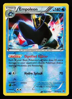 Empoleon 38/162 Reverse Holo Rare XY BREAKthrough Pokemon Card - Image 1