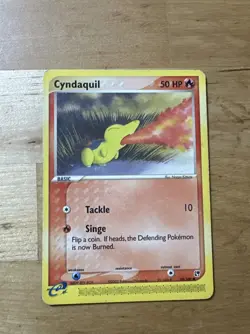 Pokemon Trading Card - EX Sandstorm: Cyndaquil 59/100 MP - Image 1