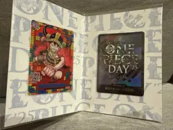 ONE PIECE Premium Card Collection ONE PIECE DAY 25 Japanese Luffy P-110 2025 - Image 2