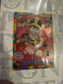 ONE PIECE Premium Card Collection ONE PIECE DAY 25 Japanese Luffy P-110 2025 - Image 3