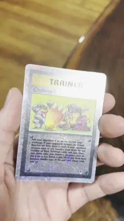 Challenge! Pokemon Trainer Card 106/110 Legendary Collection Reverse Holo 2002 - Image 2