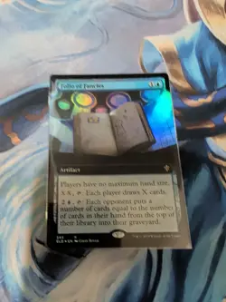 Folio of Fancies (Extended Art) Throne of Eldraine NM Rare CARD Eld Foil - Image 1