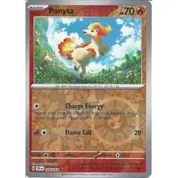 026/162 Ponyta : (Reverse Holo) Card : Temporal Forces : Pokemon TCG - Image 1