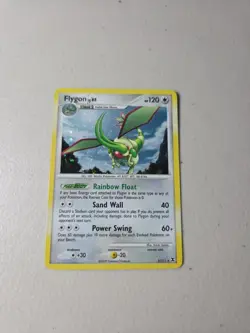 Flygon 5/111 Holo Rare Rising Rivals Pokemon Card Swirl - Image 1