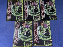 Lot of 5 Vintage Dragon Ball Z Carddass Prism Cards Japan 2004 Rare DBZ - Image 2