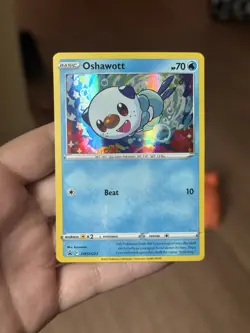 Oshawott SWSH222 Black Star Promo Holo Rare Pokemon Card TCG - LP / NM 🔥🔥🔥 - Image 2