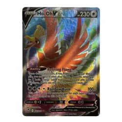 Pokemon TCG Ho-Oh v Silver Tempest Holo Ultra Rare Card 187/195 NM Condition - Image 1
