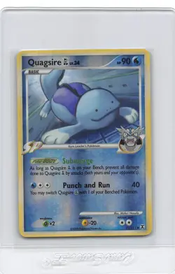 Quagsire 76/111 - REVERSE Holo - Common - Rising Rivals - POKEMON CARD - LP/P - Image 1