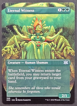 MTG Card - 1x Eternal Witness - Double Masters 2022 - NM Extended Art - Magic - Image 1