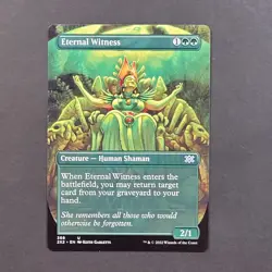 MTG Card - 1x Eternal Witness - Double Masters 2022 - NM Extended Art - Magic - Image 2