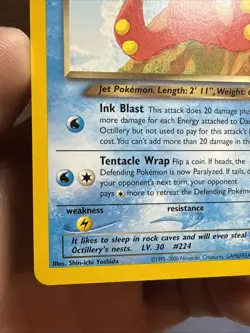 Pokemon TCG Dark Octillery Neo Destiny Card 62/105 Unlimited Common - Image 2